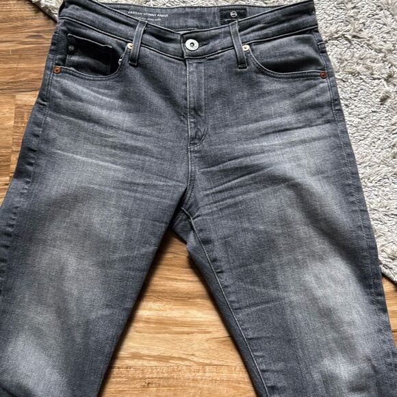 Ag Adriano Goldschmied Jeans "The Farrah Skinny Ankle" in Grey Pearl Size 26 - Picture 3 of 7
